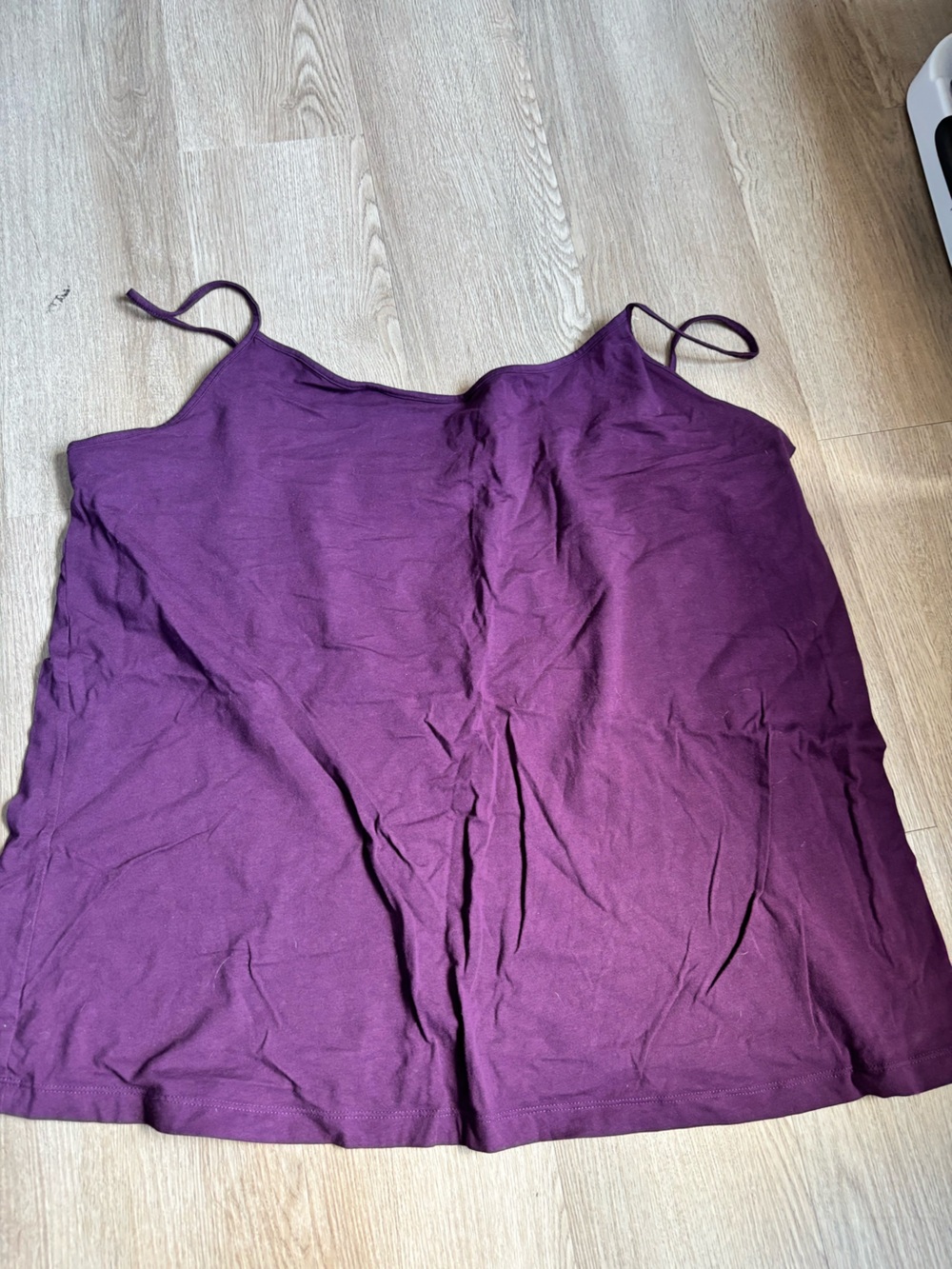 Faded Glory Plum Purple Spaghetti Strap Tank Top